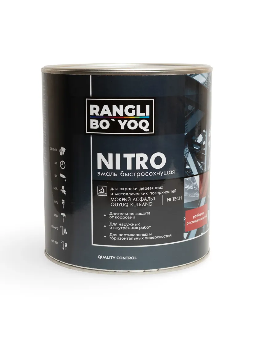 Nitroemal, ho‘l asfalt